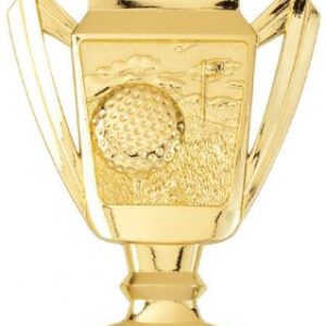 Golf Trophy Shaped Medal