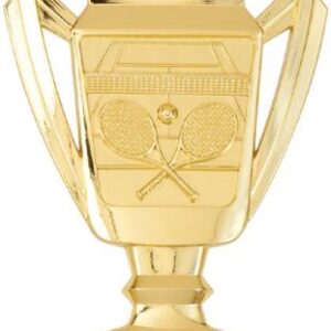 Tennis Trophy Shaped Medal