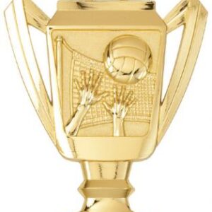 Volleyball Trophy Shaped Medal