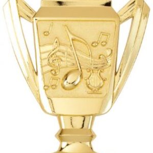 Music Trophy Shaped Medal