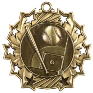 Baseball Ten Star Medal