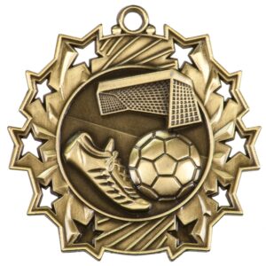 Soccer Ten Star Medal