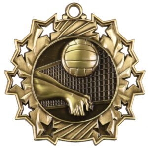 Volleyball Ten Star Medal