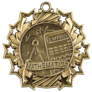 Math Ten Star Medal