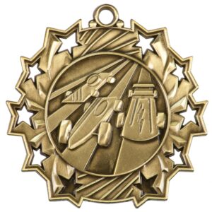 Pinewood Derby Ten Star Medal